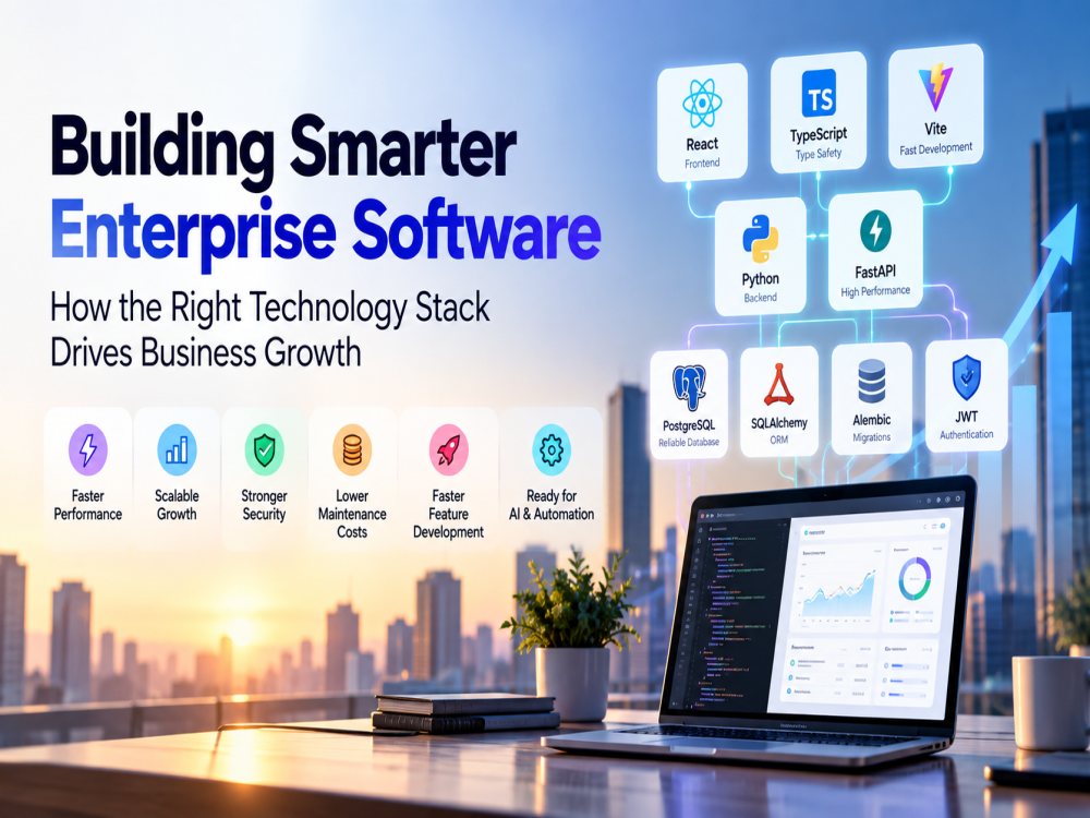 Building Smarter Enterprise Software: How the Right Technology Stack Drives Business Growth